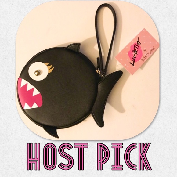 Betsey Johnson Handbags - Luv Betsey Piranha Fish Wristlet/Wallet Clutch